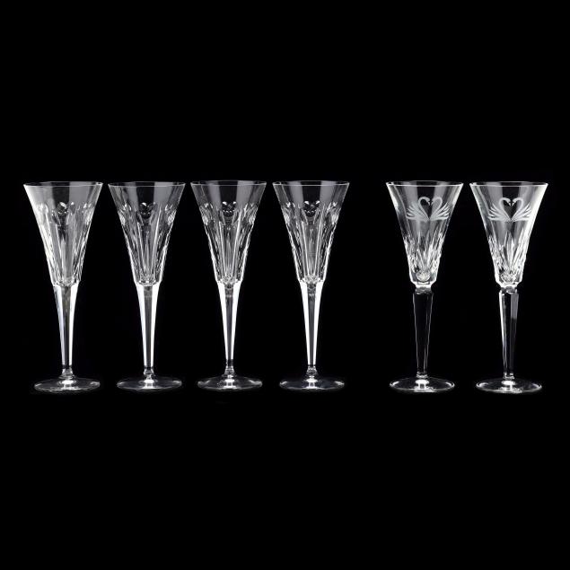 SIX WATERFORD CRYSTAL TOASTING 345c4a