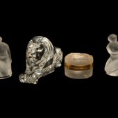 A Group of Contemporary Glass Figurines
20th