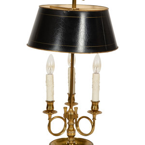 A French Brass Bouillotte Lamp 34908c