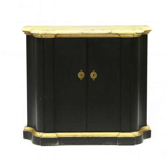 BAKER PAINTED CONSOLE CABINET 3495a7