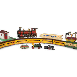 Fourteen Train Related Toys and 34964f