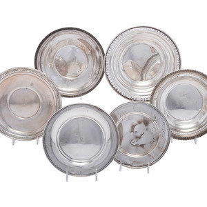 Six American Silver Serving Dishes 349683