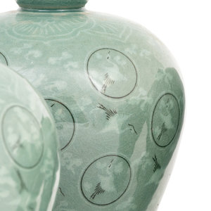 Six Korean Celadon Glazed Porcelain 349c4a
