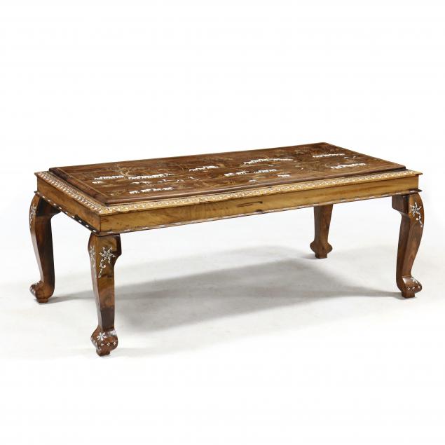 ANGLO INDIAN INLAID ROSEWOOD LOW 34a43c