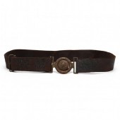 TWO-PIECE 1850S MILITIA BELT PLATE ON