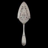 A BOSTON COIN SILVER PASTRY SERVER Third