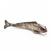 GERMAN .835 SILVER ARTICULATED FISH