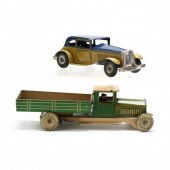 TWO 1930S TIN VEHICLES, ENGLAND The