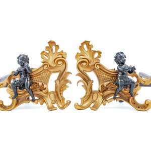 A Pair of French Gilt and Patinated 3489c2