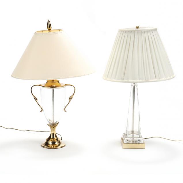 CHAPMAN TWO TABLE LAMPS The first 34baac