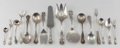 SIXTEEN STERLING SILVER SERVING PIECES