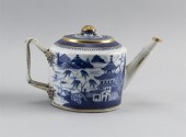 CHINESE BLUE AND WHITE CANTON PORCELAIN