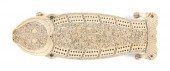CHINESE EXPORT CARVED IVORY CRIBBAGE