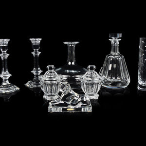 A Group of Baccarat Glass Articles 20th 34c799
