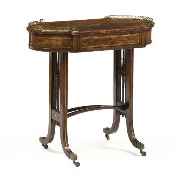 FRENCH REGENCY ROSEWOOD AND BRASS 34a67f