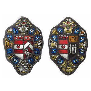 A Pair of Stained Glass Marital 34a7da
