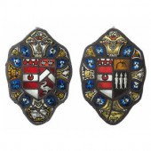 A Pair of Stained Glass Marital Alliance