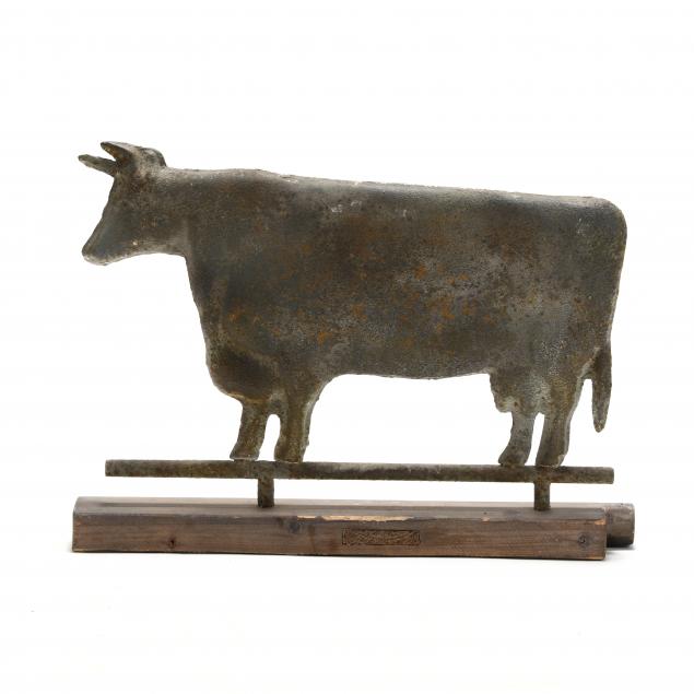 DECORATIVE FULL BODIED COW WEATHERVANE 34aa22