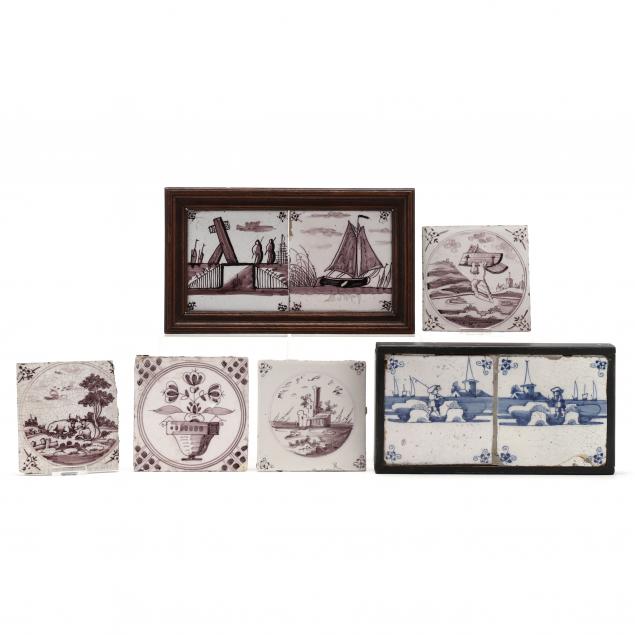 GROUPING OF ANTIQUE DUTCH DELFT 34ac5a