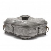 A CHINESE PEWTER SWEETMEAT SERVING 34ad14