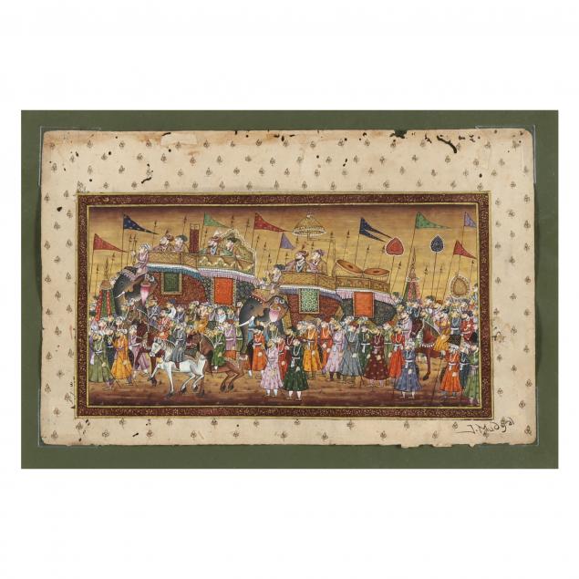 AN INDIAN MINIATURE PAINTING OF 34b2a7
