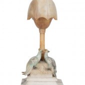 An Italian Alabaster Lamp
LATE 19TH/EARLY