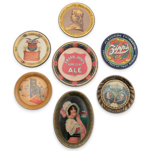 A Collection of Seven Tin Lithographed 34ddfc