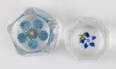 TWO PERTHSHIRE CRYSTAL PAPERWEIGHTS