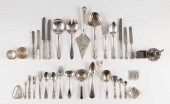 FORTY-FOUR PIECES OF SILVER FLATWARE