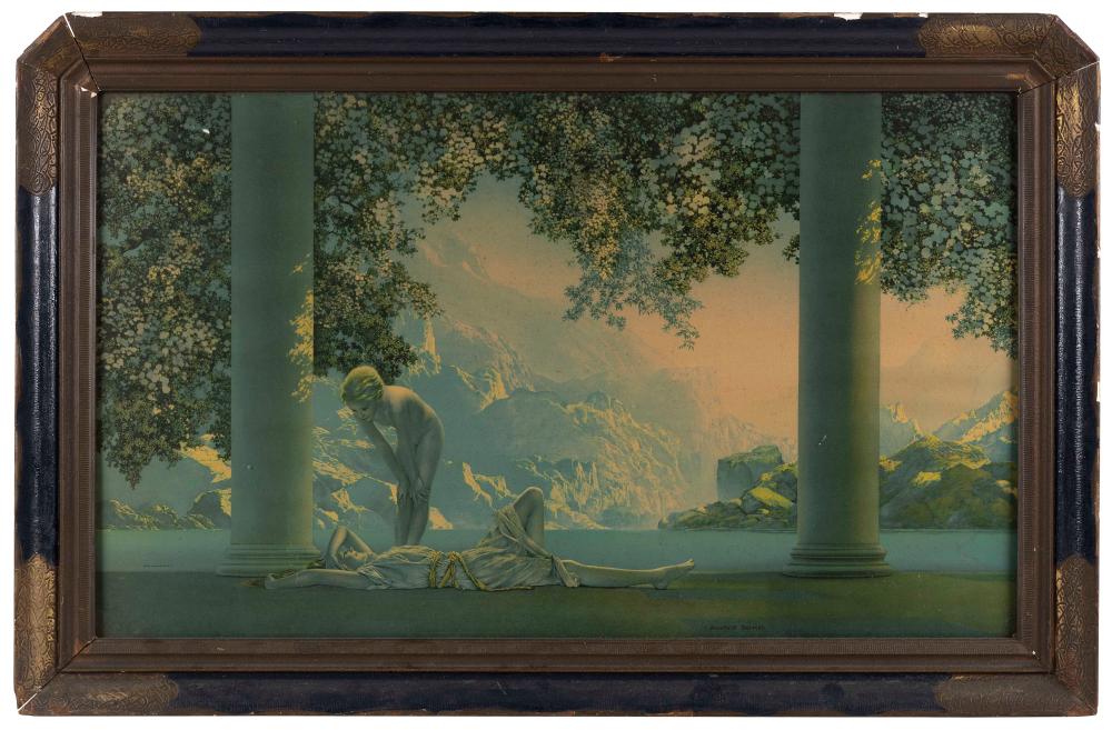 MAXFIELD PARRISH DAYBREAK LITHOGRAPH 34ee20
