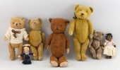 FIVE ENGLISH TEDDY BEARS AND TWO NORAH