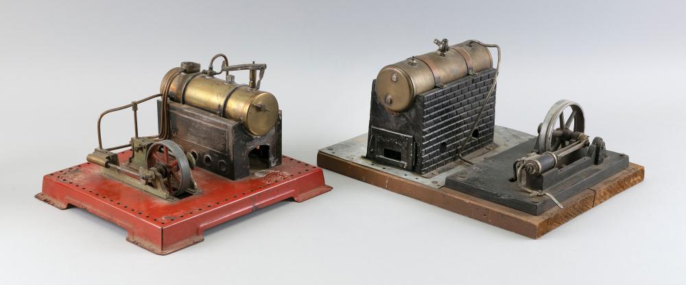 TWO WORKING STEAM ENGINES EARLY