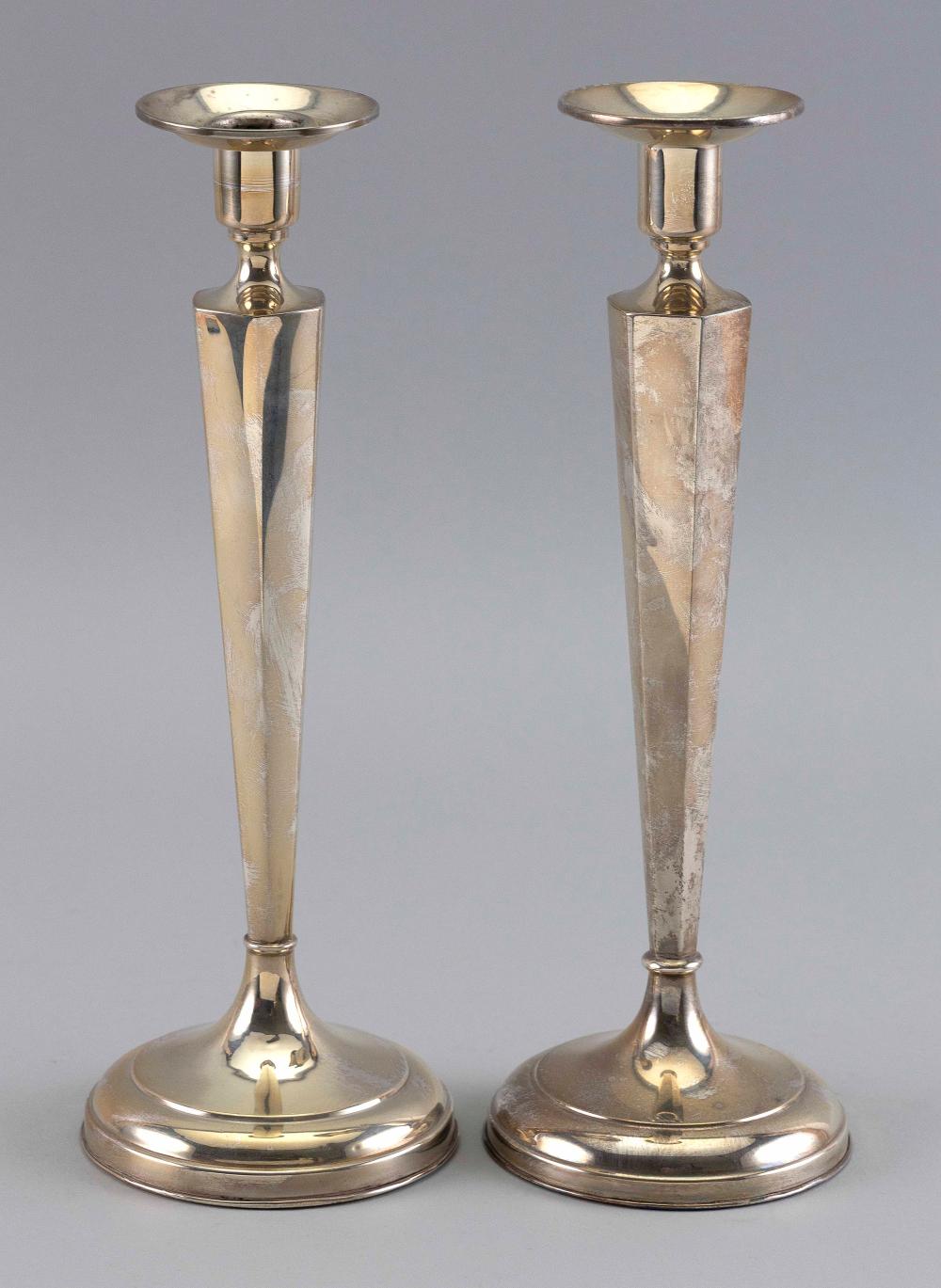 PAIR OF LIEBS SILVER CO WEIGHTED 34cde0