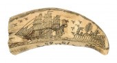 SCRIMSHAW WHALES TOOTH PREPEAR TO