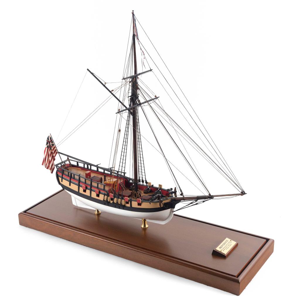 MODEL OF THE CONTINENTAL NAVY SLOOP 34d889