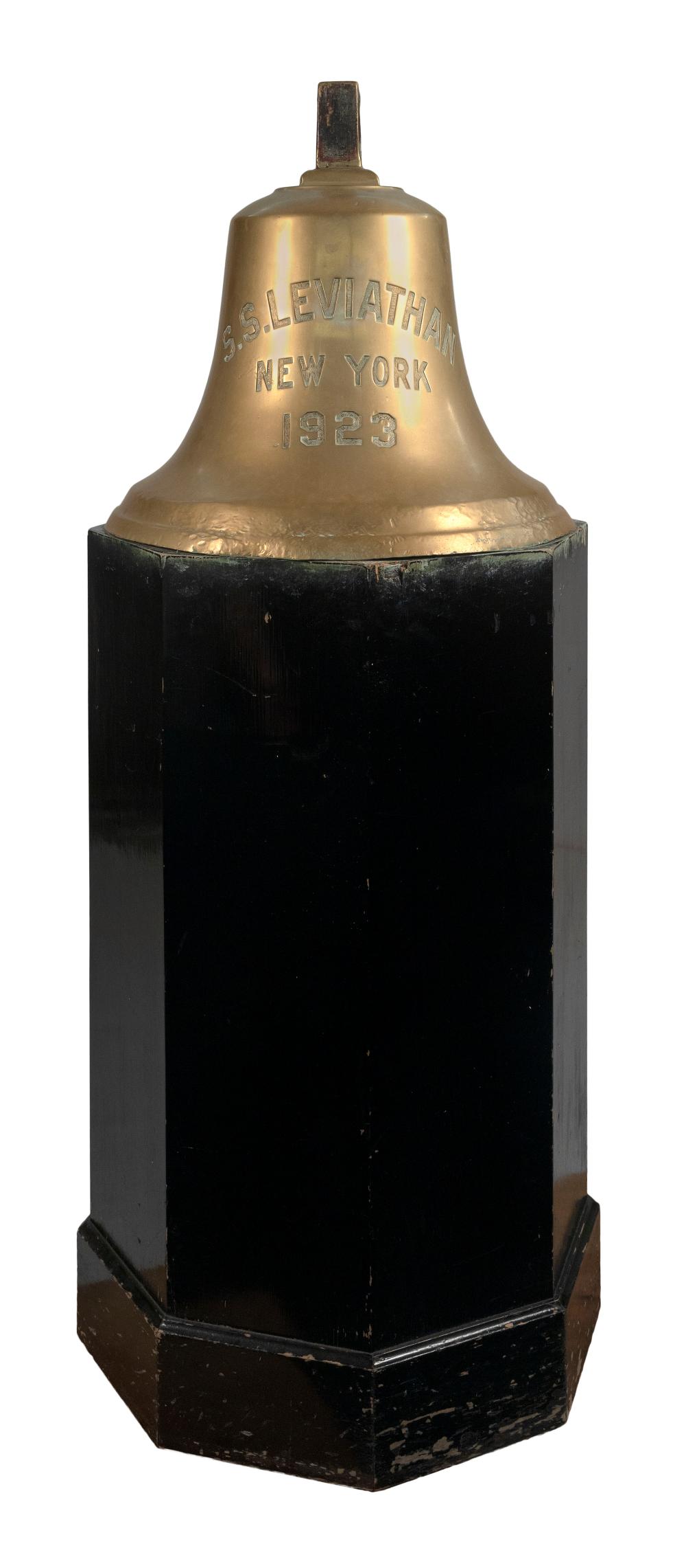 BRONZE BELL FROM THE S.S. LEVIATHAN