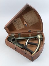 CASED SPENCER, BROWNING & RUST CO. OCTANT