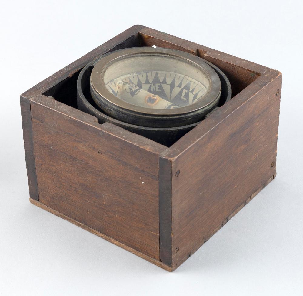BOXED COMPASS BY E S RITCHIE  3505f2