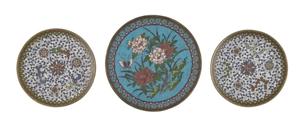 THREE SMALL CHINESE CLOISONNE ENAMEL 350877