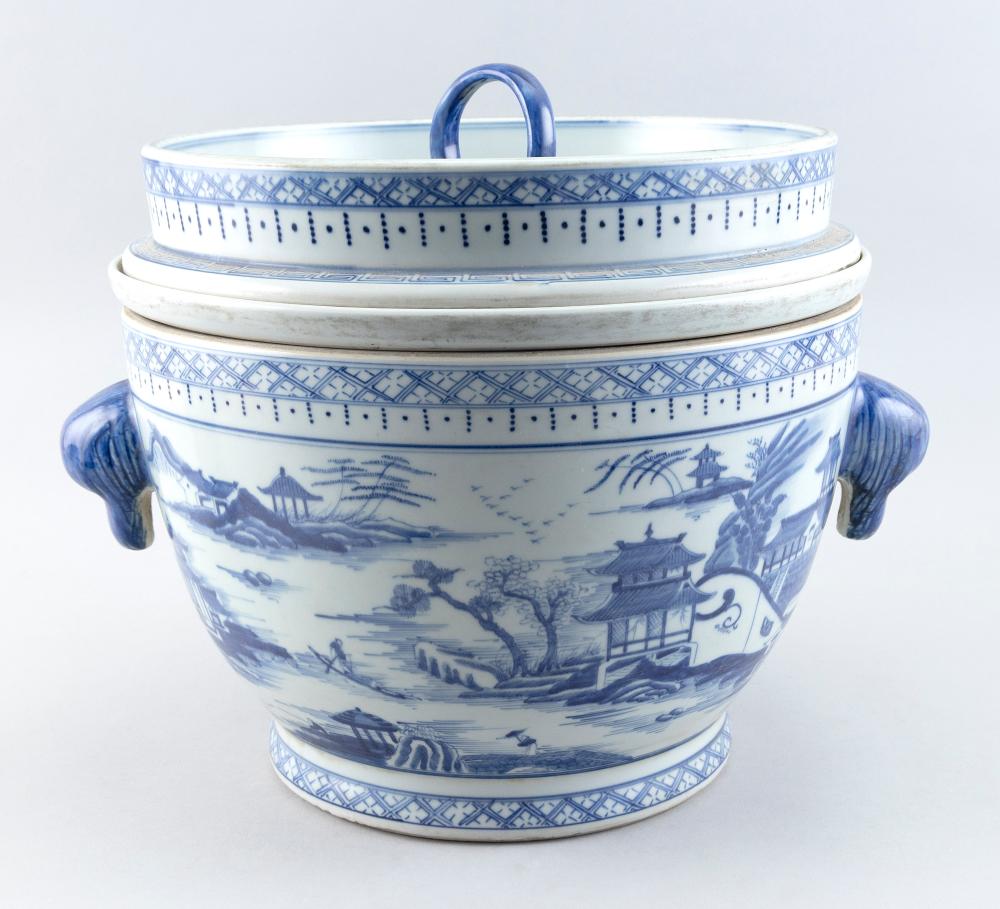 CHINESE EXPORT BLUE AND WHITE CANTON 350878