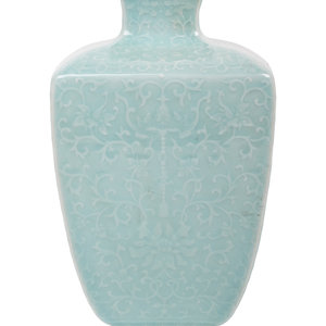 A Chinese Carved Celadon Glazed 3508bb