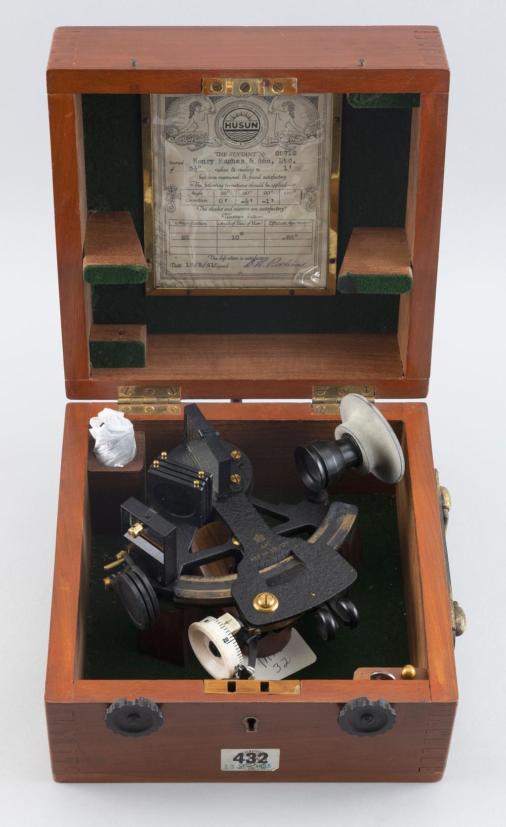SEXTANT BY HENRY HUGHES SON LTD  350a49