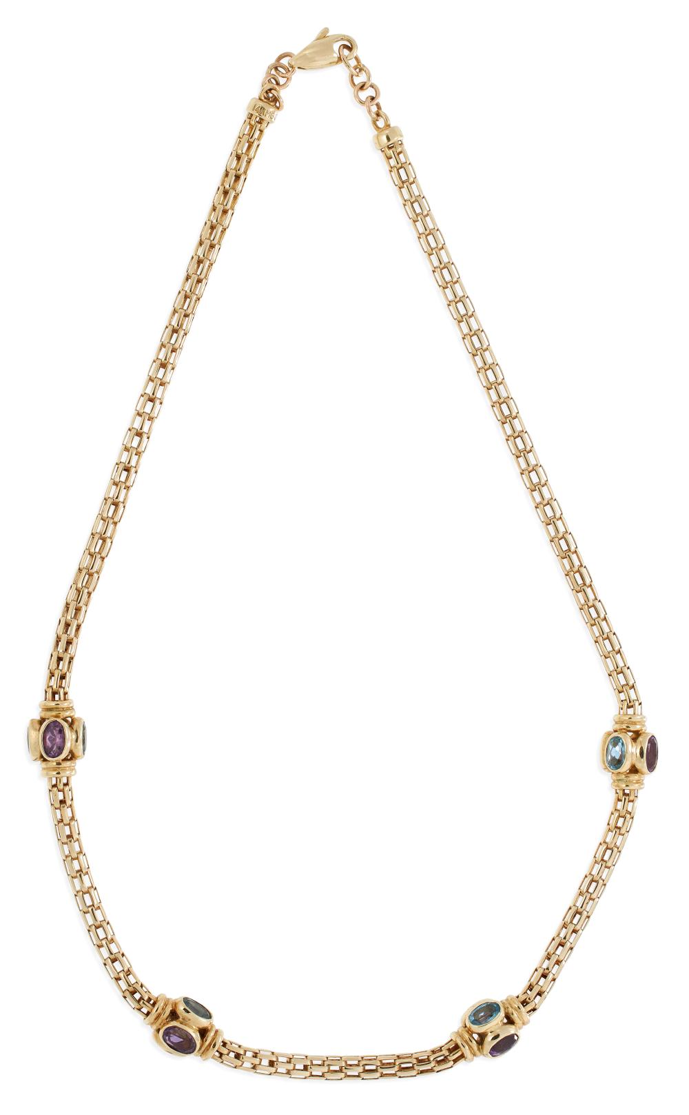 14KT YELLOW GOLD AMETHYST AND 350c56