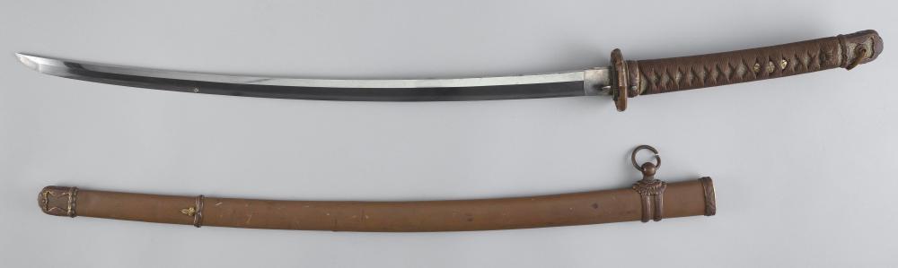 JAPANESE SAMURAI SWORD AND SCABBARD 3511c5