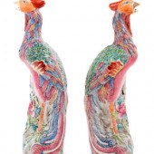 A Pair of Chinese Export Famille Rose