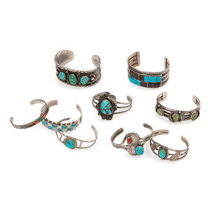 Assortment of Navajo and Zuni Silver 3518a5