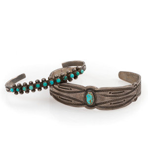 Navajo and Zuni Silver and Turquoise 3518ac