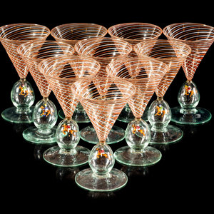 A Set of Twenty-Three Murano Glass
