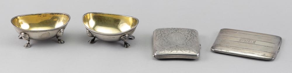 FOUR STERLING SILVER ITEMS APPROX.