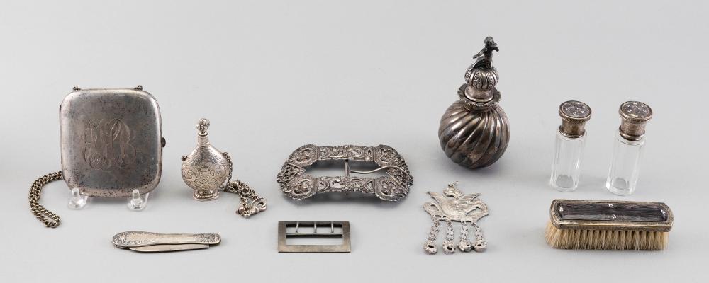 TEN SILVER OBJECTS 19TH AND 20TH 34fa79
